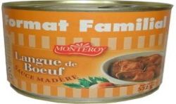 Monteroy Langue De Bœuf Sauce Madère 532G