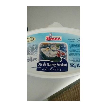Simon Dutriaux Des Harengs Creme 400G
