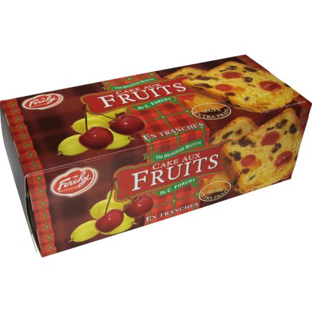 Forchy 275G Cake Fruits Pre Tranche