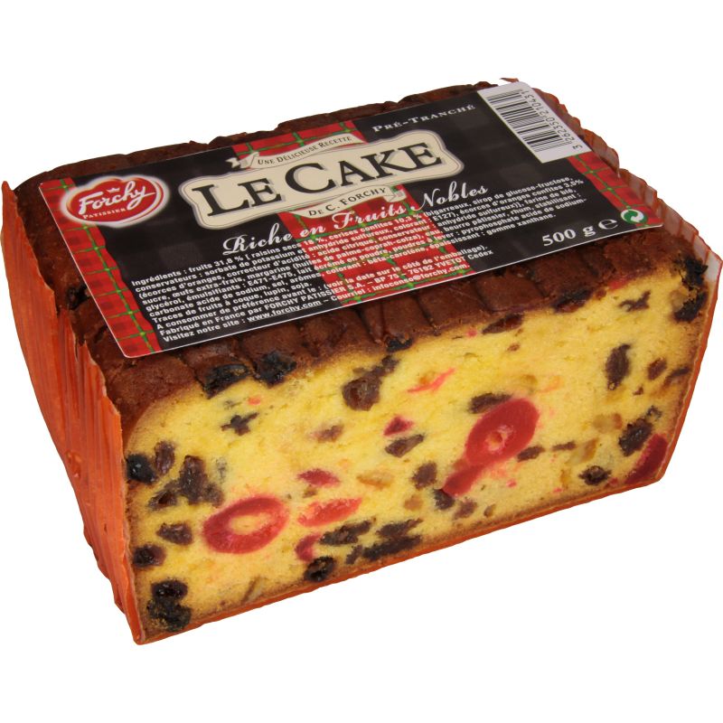 Forchy Et.7 Tranches Cake Fruits Pur Beurre 500G