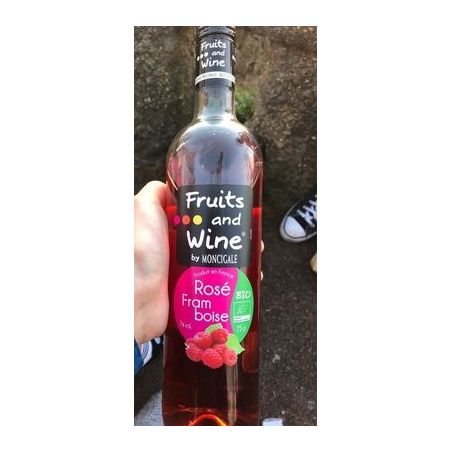 Moncigale 75Cl Fruits&Wine Rose Framboise