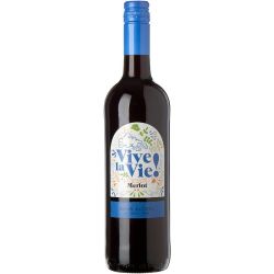 Vive La Vie Merlot Vin Rouge Désalcolisé 75 Cl