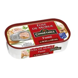 Connétable Foie De Morue Goût Fumé : La Boite 121 G