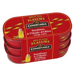 Connétable Sardines À L'Huile D'Olive : La Boite De 165G