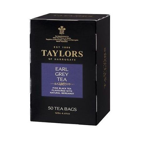 Taylors Of Harrogate 50Saint The Noir Chine Bergamote