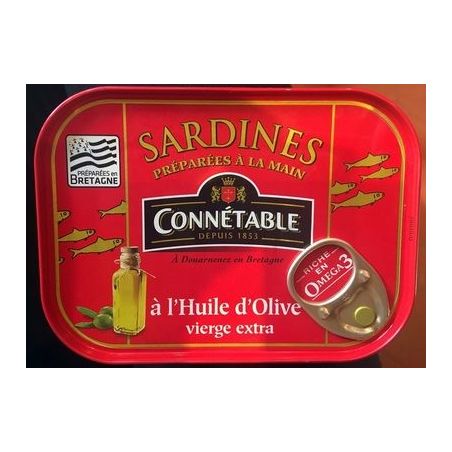 Connetable 135G Sardines Huile Olive
