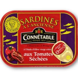 Connétable Sardines À L'Ancienne L'Huile D'Olive Vierge Extra Aux Tomates Séchées 115G