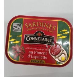 Connetable 135G Sardine Huile Olive Piment Espelette