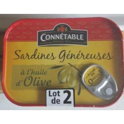 Connetable Pack 2X140G Sardine Gene Olive