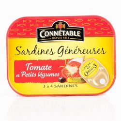 Connétable Sardines Tm Ss Huil 140G