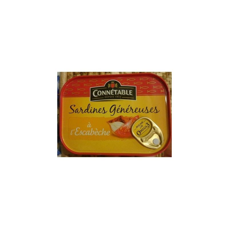 Connetable 1/5 Sardine A L Escabeche 140G Genereuses