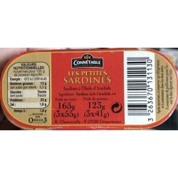 Connetable L.3 1/13 Petites Sardines Huil.Arachide