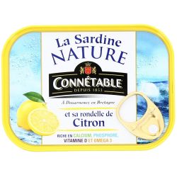 Connetable Bte 1/5 95G Sardine Nature Citron