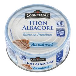 Connétable Thon Albacore Entier Au Naturel : La Boite De 112G