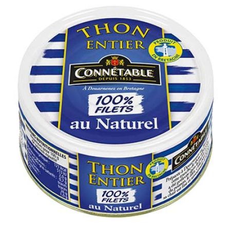 Connetable Bte 1/5 Thon Entier Au Naturel Bretonne