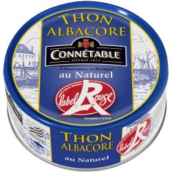 Connétable Thon Albacore Naturel Label Rouge 112G