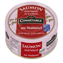 Connétable Saumon Sauvage Naturel : La Boite De 112 G Net Égoutté