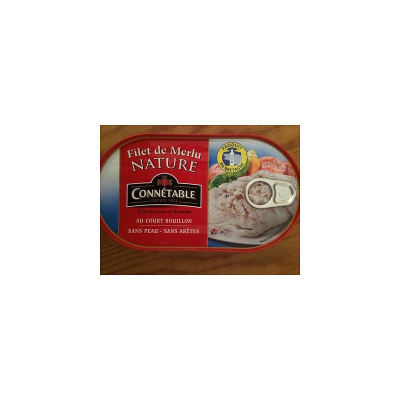 Connetable Filet Merlu Nat 90G