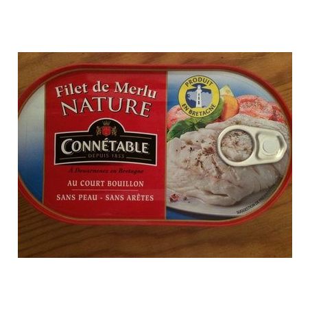 Connetable Filet Merlu Nat 90G