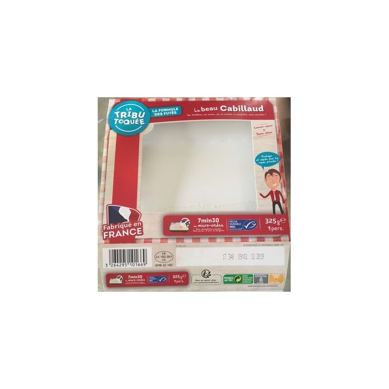 La Tribu Toquée T.Toque Msc Cabillaud 325G