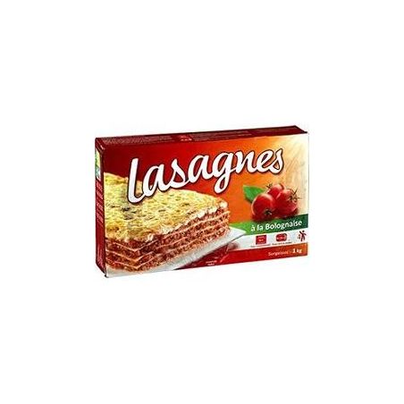 Pp No Name 1Kg Lasagnes À La Bolognaise