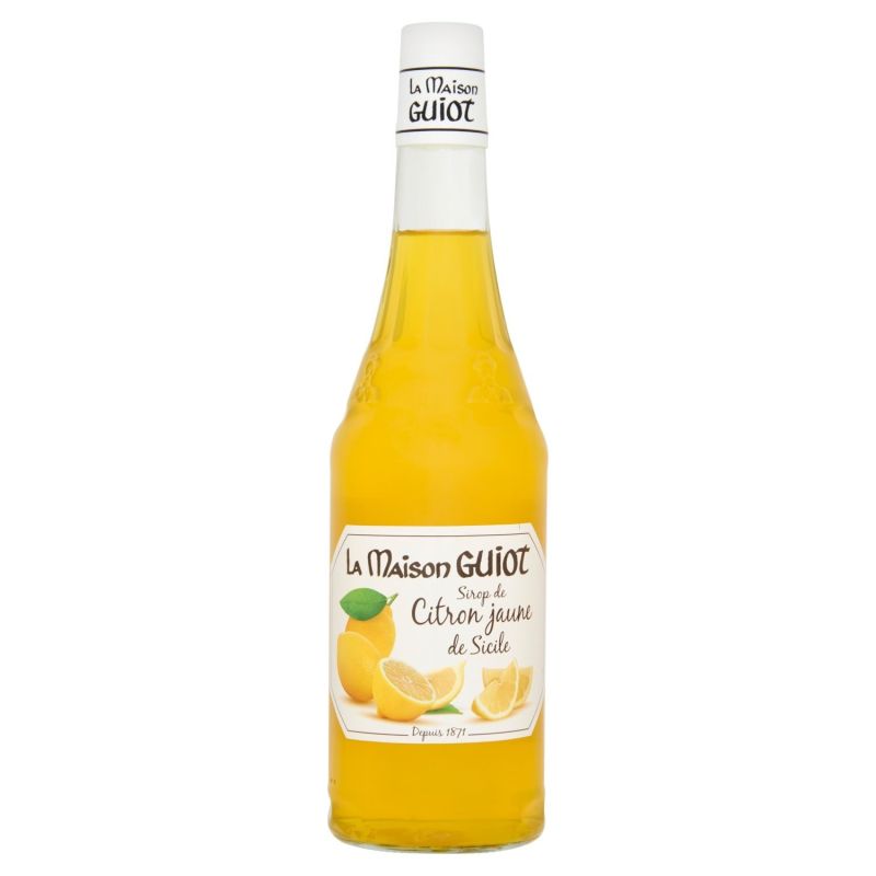 Monin Sirop Citron Jaune De Sicile : La Bouteille 70Cl