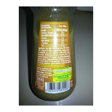 Puget 330Ml Vinaigrette Moutarde/Miel