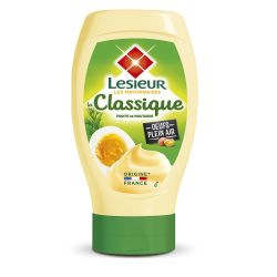 Lesieur Mayonnaise Classique Pointe De Moutarde Squeeze Top Down : Le Flacon 425 G