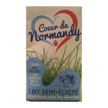 Agrilait Lait Uht 1/2 Écrémé Cœur Nor 6X1L