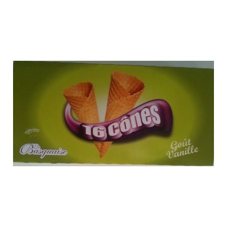 Basquaise 16Cones Vanille 180G