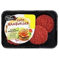 Tendre & Plus T&+ Idee Hamburger 15% 4X80G