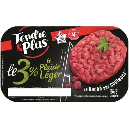 Tendre & Plus T&+ Bift.Hache Couteau 2X100G