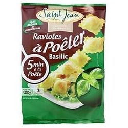 Saint Jean 300G Ravioles A Poeler Basilic