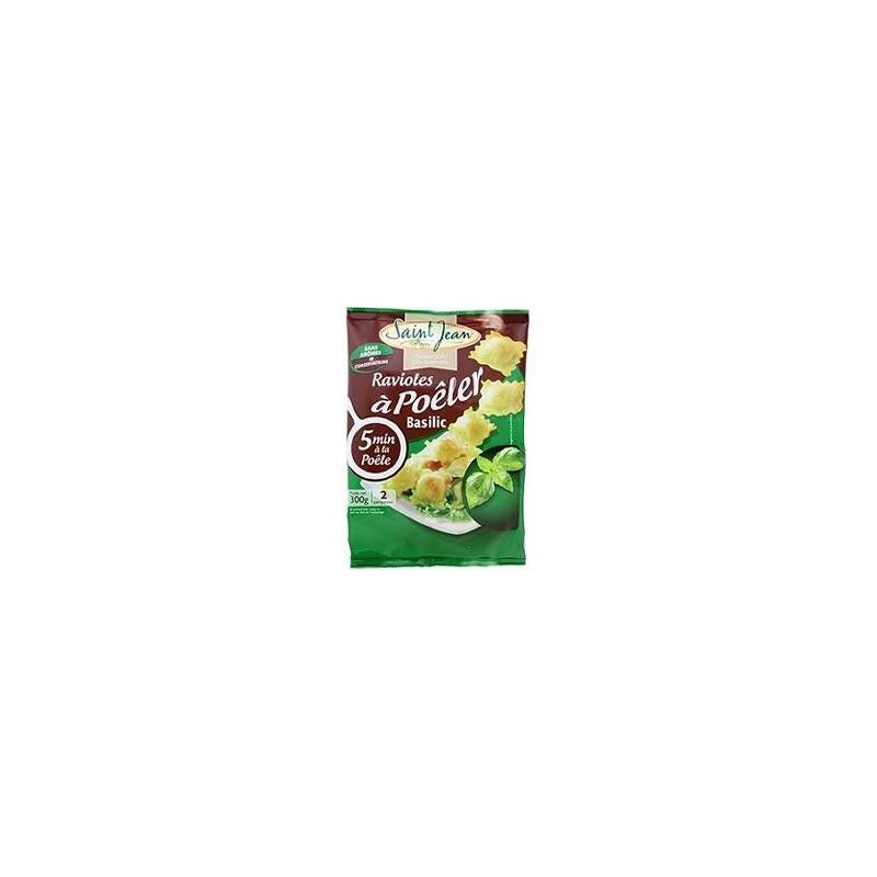 Saint Jean 300G Ravioles A Poeler Basilic