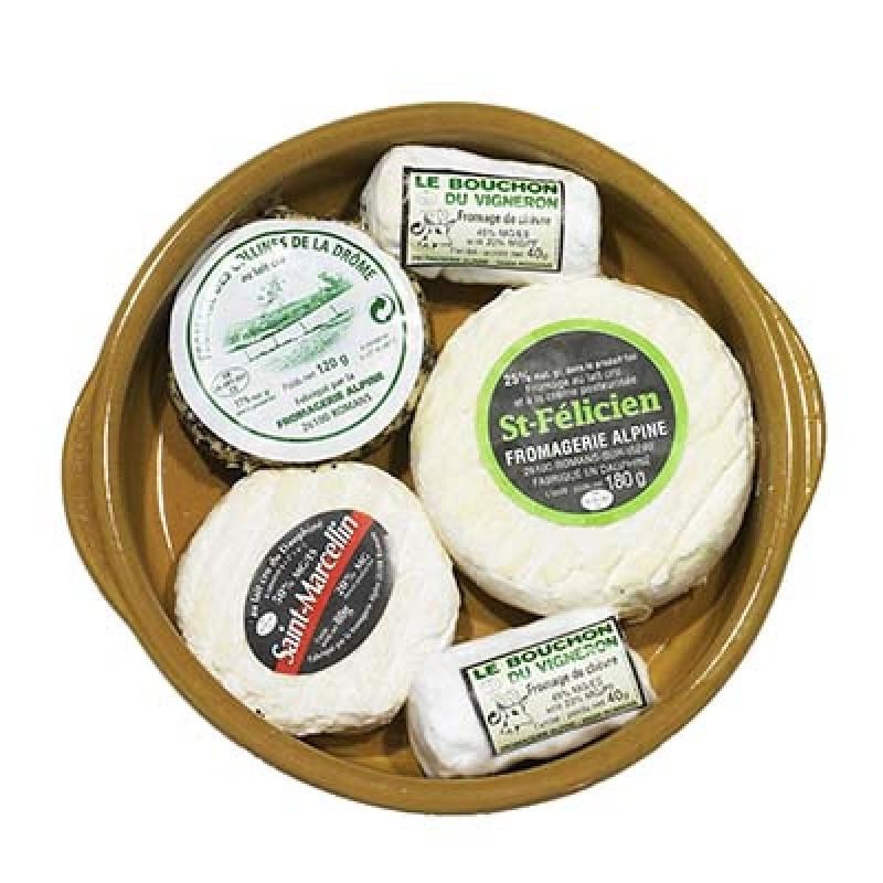 Le Boucher Du Vigneron Assortiment 5 Fromages - La Terrine Grès 420G