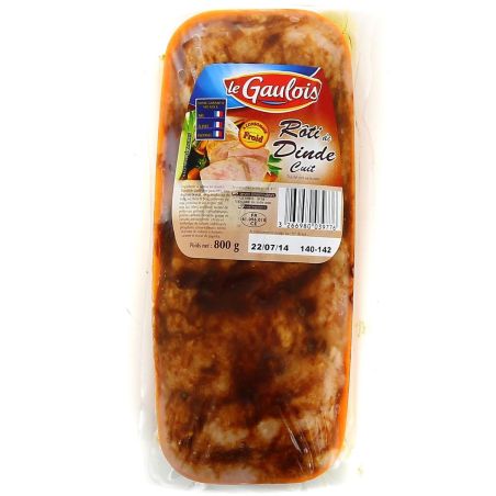 Le Gaulois Legaul Roti Dinde Cuit Sv 800G