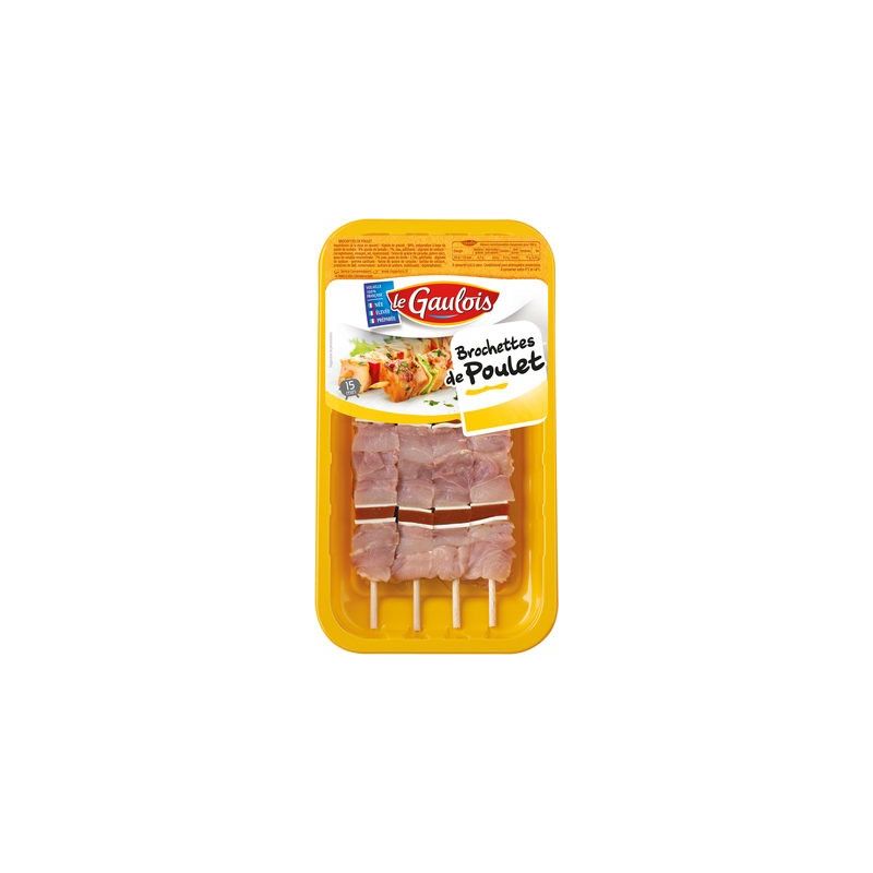 Le Gaulois Kg Brochette Poulet X4