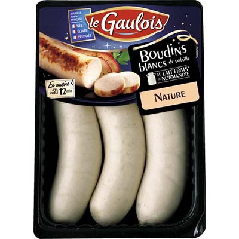 Le Gaulois Boudin Blanc Nature X3 300G