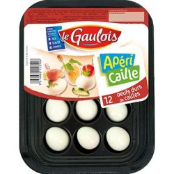 Le Gaulois 120G Œufs Caille Cuits X10