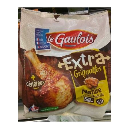 Le Gaulois 400G Extra Grignottes Nature S/Sac Pf