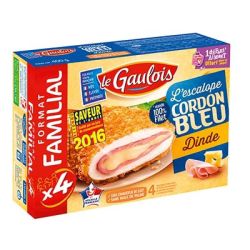 Le Gaulois Cordon Bleu Dinde X4 400G