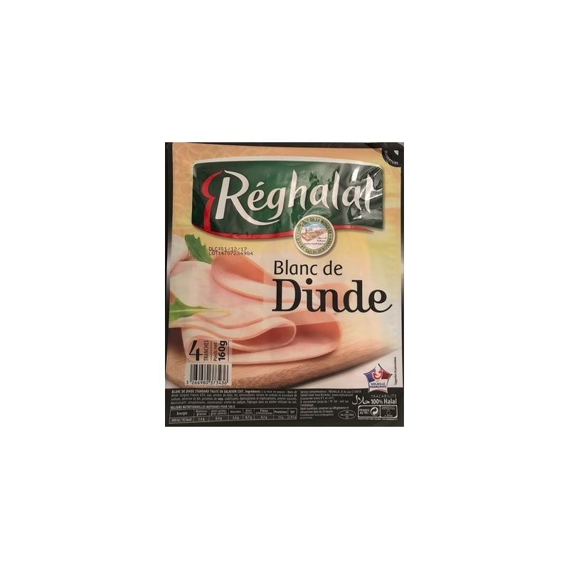 Reghalal Blanc De Dinde 4T160G