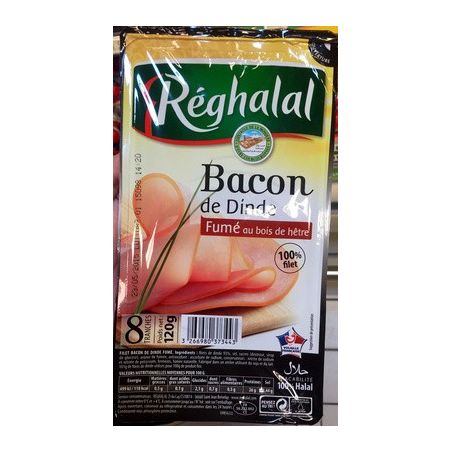Reghalal Bacon Dinde Ct 8T120G
