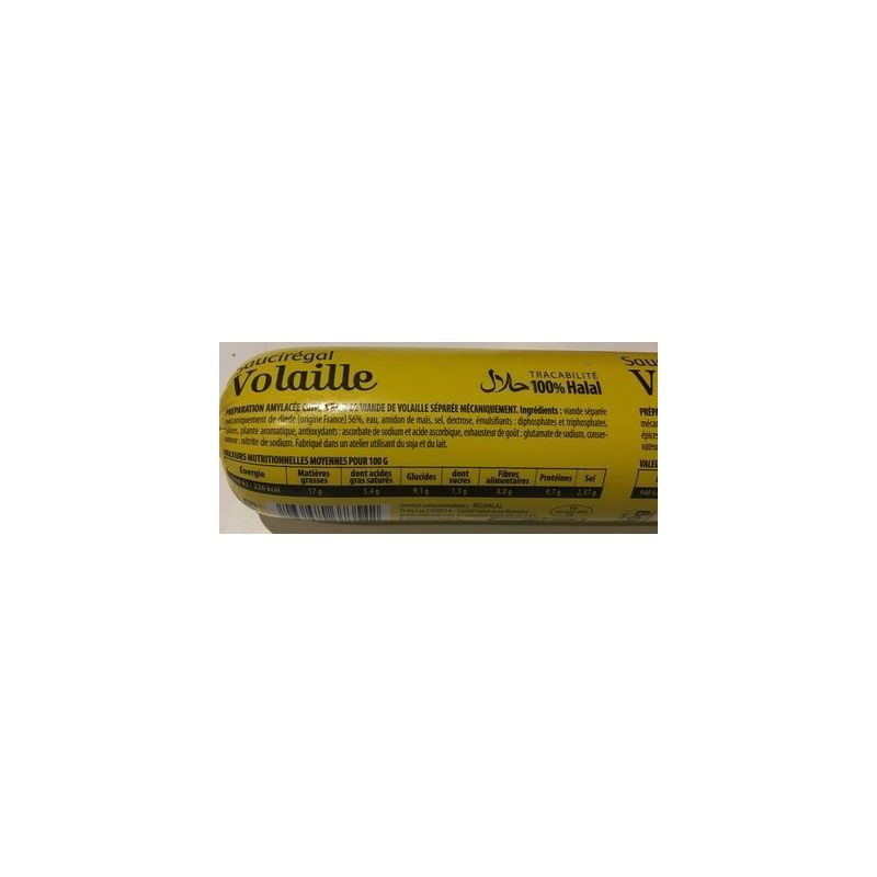 Reghalal Scison Volail Nat500G