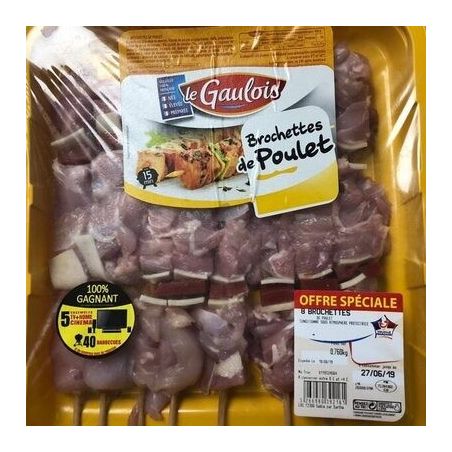Brochette Poulet X8 760G