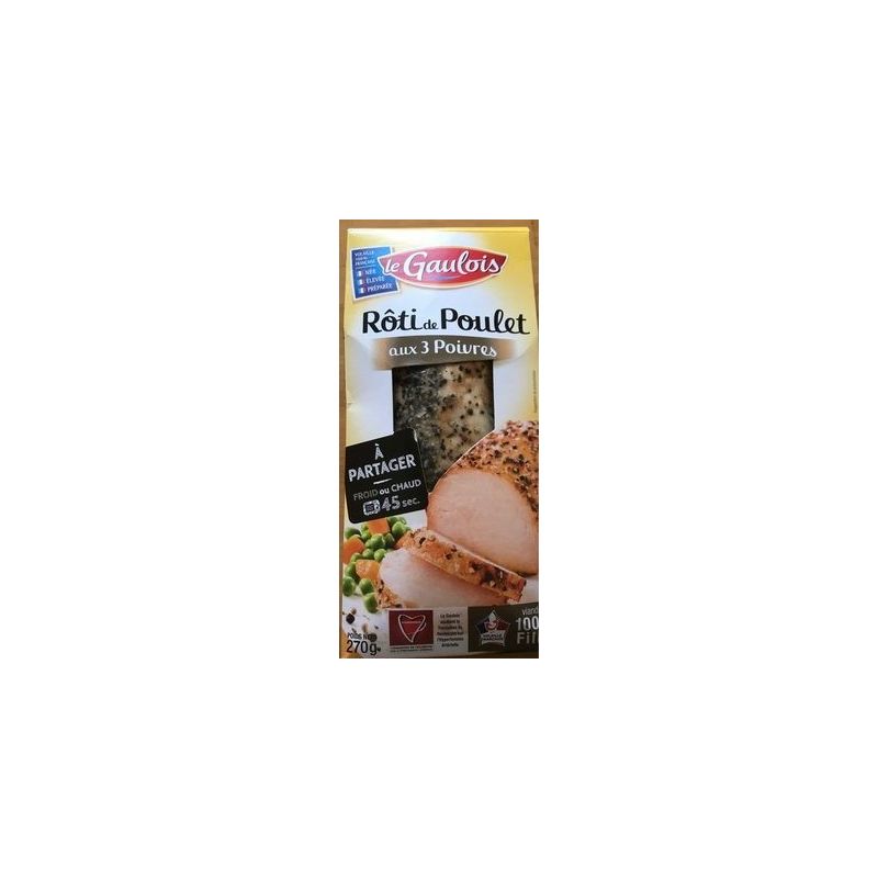 Le Gaulois Roti Plet 3Poivres270G