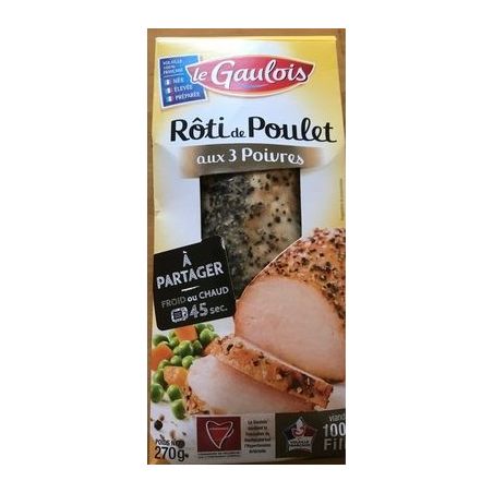 Le Gaulois Roti Plet 3Poivres270G
