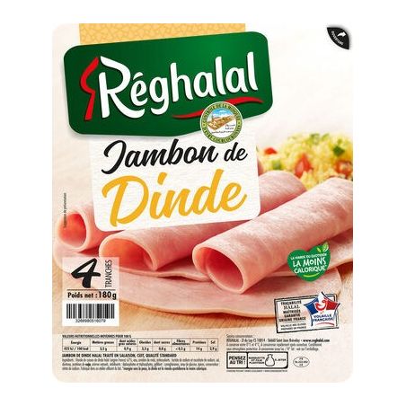 Reghalal Jambon De Dinde4T180G