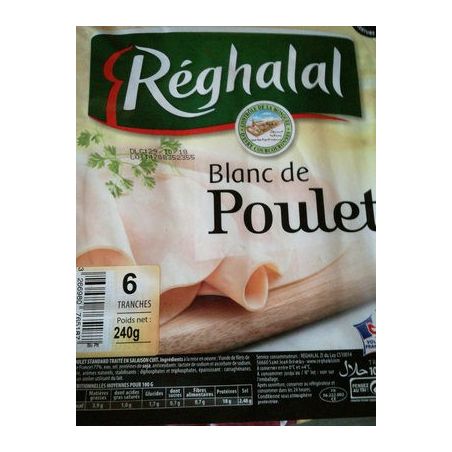 Reghalal Blanc Poulet 6T 240Gr