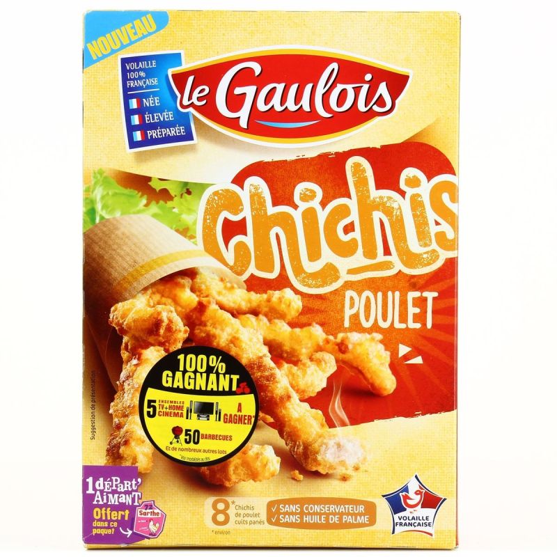 Le Gaulois Chichis De Poulet Nature 200G